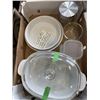 Image 2 : 2 TRAYS OF COOK WEAR INCLUDING CORNING WARE