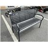 Image 2 : OUTDOOR BENCH WITH DARK FINISH