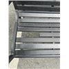 Image 3 : OUTDOOR BENCH WITH DARK FINISH