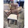Image 3 : DARK FINISH DINING TABLE WITH 6 CHAIRS