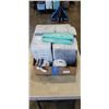 Image 1 : LOT OF PACKING SUPPLIES INCLUDING 200 PCS 6X 10" BUBBLE MAILERS, 2 ALUMINIUM OXIDE GOLDEN PSA ROLLS 