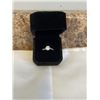 Image 1 : NEW PLATINUM PLATED 1.0CT SIMULATED DIAMOND (CZ) CHANEL RING, RESIZEABLE
