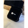 Image 2 : NEW PLATINUM PLATED 1.0CT SIMULATED DIAMOND (CZ) CHANEL RING, RESIZEABLE