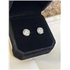 Image 2 : NEW PLATINUM PLATED 2.0CT EACH SIMULATED DIAMOND (CZ) STUD EARRINGS