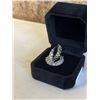 Image 3 : NEW PLATINUM PLATED 2.2CT EACH SIMULATED DIAMOND (CZ) HUGGIE EARRINGS
