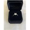 Image 3 : NEW S925 2.0CT MOISSANITE STONE PRINCESS CUT RING, RESIZEABLE, MOUNTED IN 925 STERLING SILVER W/ WHI