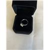 Image 4 : NEW S925 2.0CT MOISSANITE STONE PRINCESS CUT RING, RESIZEABLE, MOUNTED IN 925 STERLING SILVER W/ WHI