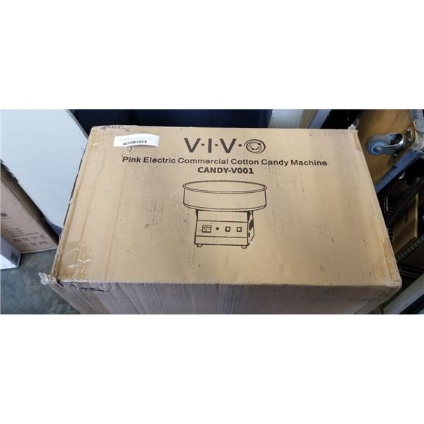 VIVO PINK ELECTRIC COMMERCIAL COTTON CANDY MACHINE