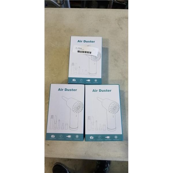 3 NEW AIR DUSTERS