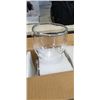 Image 2 : RACHEL'S CHOICE 250ML DOUBLE WALL GLASS COFFEE MUGS. PACK OF 6