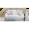 Image 4 : RACHEL'S CHOICE 250ML DOUBLE WALL GLASS COFFEE MUGS. PACK OF 6