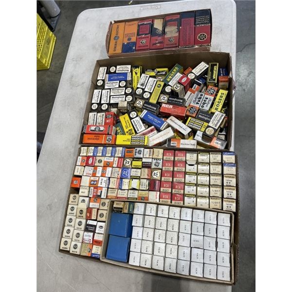 APPROX 250 VINTAGE ELECTONIC TUBES