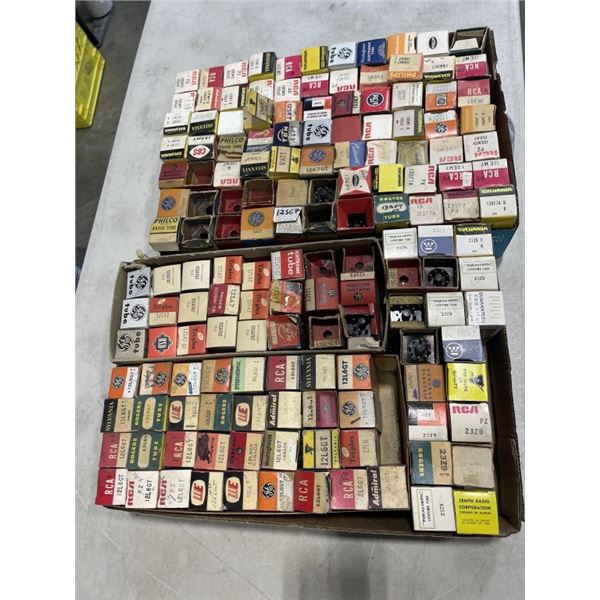 APPROX 250 VINTAGE ELECTONIC TUBES