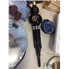Image 2 : LOT OF GOODS INCLUDING VERILUX COMFORT LENS, WOODEN WIND INSTRUMENT, DECORATIVE VASE