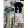 Image 4 : TRAY OF NEW NIKE SPORTSWEAR AND WORK GLOVES, THUMB GGLOVES ETC, INLCUDING NIKE XL GOLF SHIRT