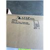 Image 4 : TRAY OF OFFICE STATIONAIRY INCLUDING AZAR 3 TIER BROCHURE HOLDER, 20 ROLLS THERMAL RECEIPT PAPER, 2 
