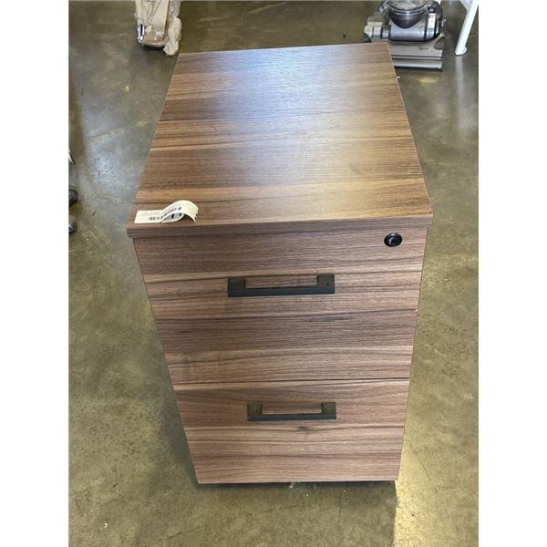 MODERN 2 DRAWER FILING CABINET, AS NEW CONDITION