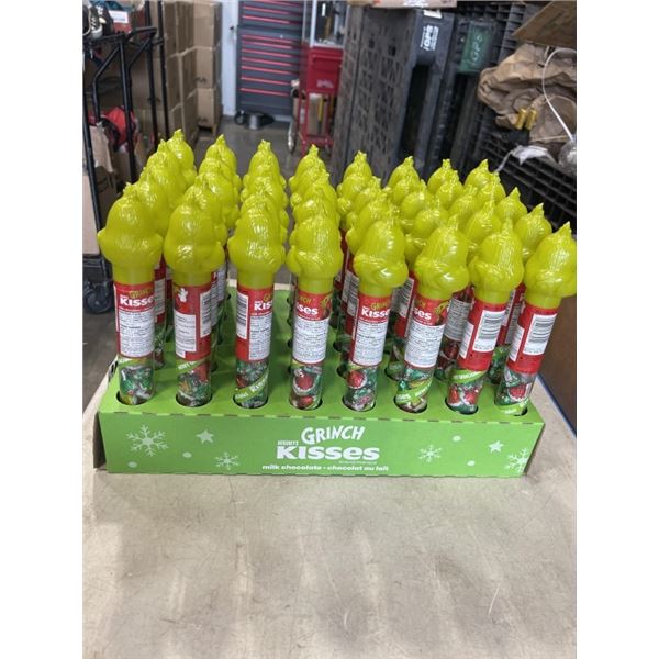 CASE OF GRINCH HERSHEYS KISSES CHOCOLATE