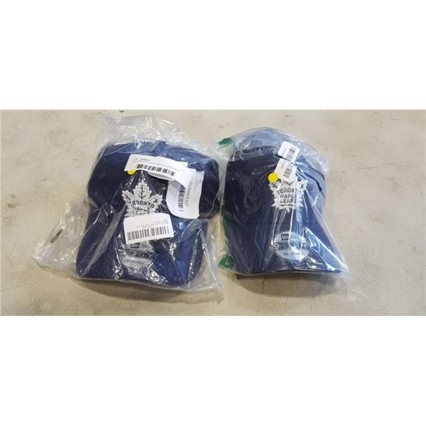 2 AS NEW TORONTO MAPLE LEAFS HATS