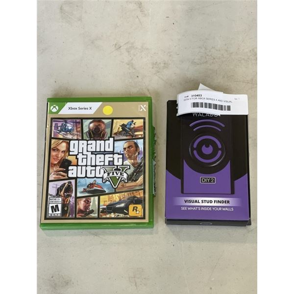 GTA 5 FOR XBOX SERIES X AND VISUAL STUD FINDER