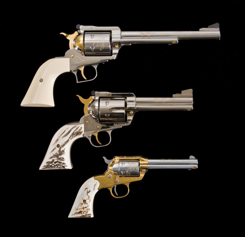 Lot of 3 Important Custom Ruger Revolvers. From The Roy Rogers - Dale ...