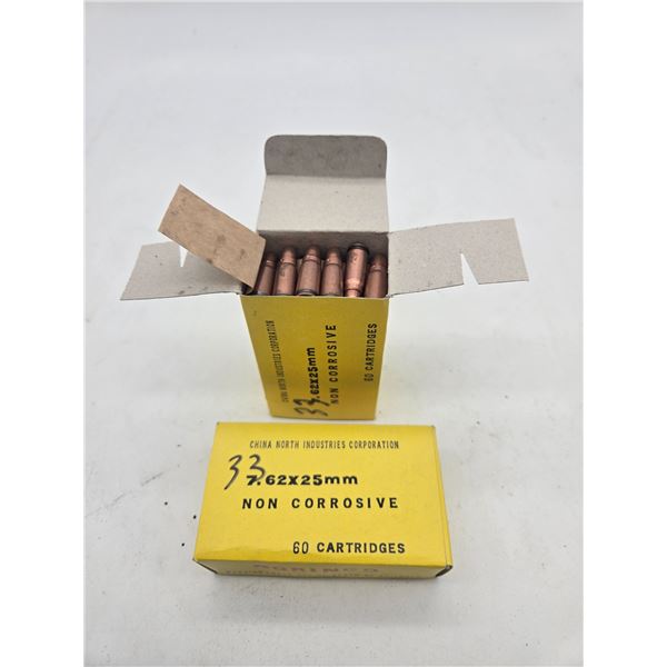 7.62x25mm Tokarev ammunition (c64)