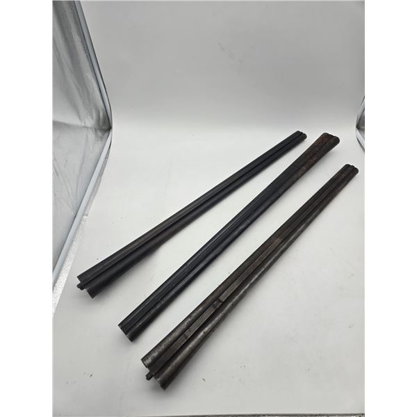 set of 3 barrel assemblies for a double-barreled shotgun (c64)