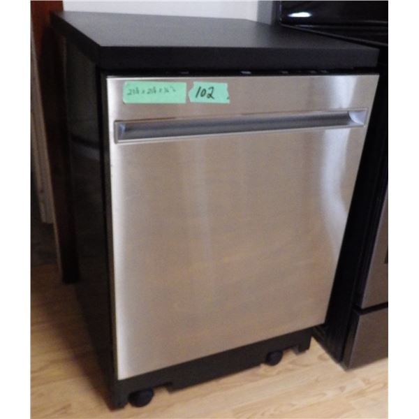 GE Portable dishwasher, stainless steel interior ,  model GPT225SS255