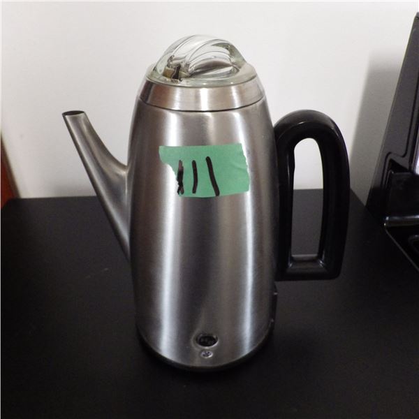 Electric coffee perk