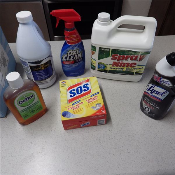 kitchen cleaning supplies