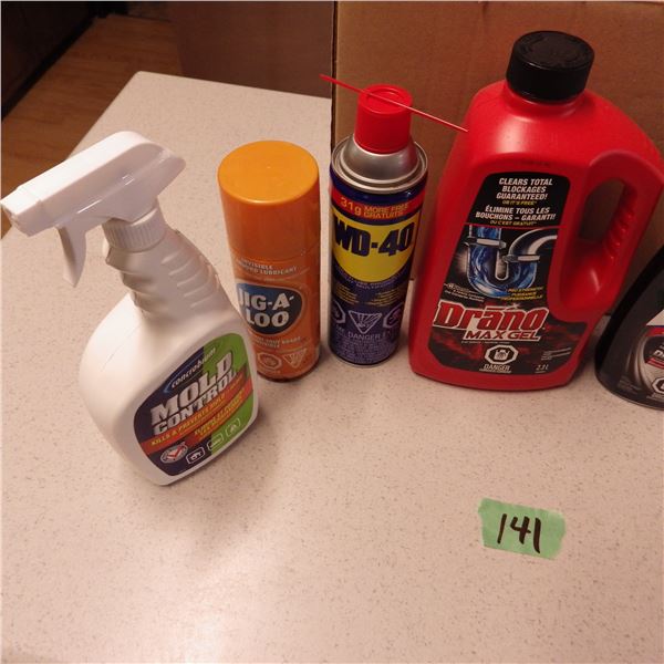 Kitchen cleaning supplies