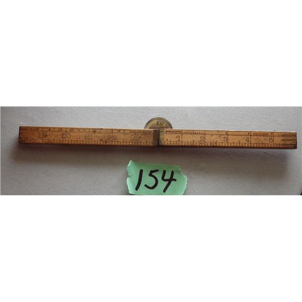 antique lufkin number 863 L warranted box ruler