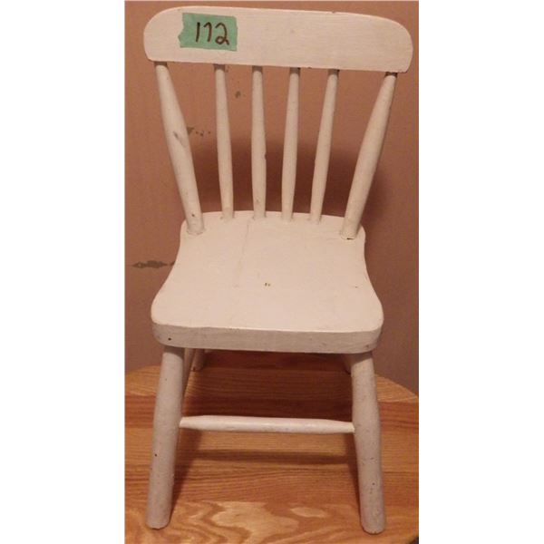 antique child's chair
