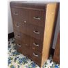 Image 1 : vintage Waterfall Front 4 Drawer dresser