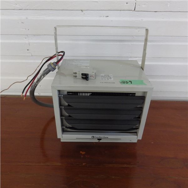 comfort zone 240 Volt electric with Federal Pioneer double pole 50 amp breaker