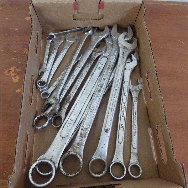 open end and box end wrenches ... CONSIGNOR NOTED AS FULL SET