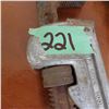 Image 6 : Lot of 2 pipe  wrenches