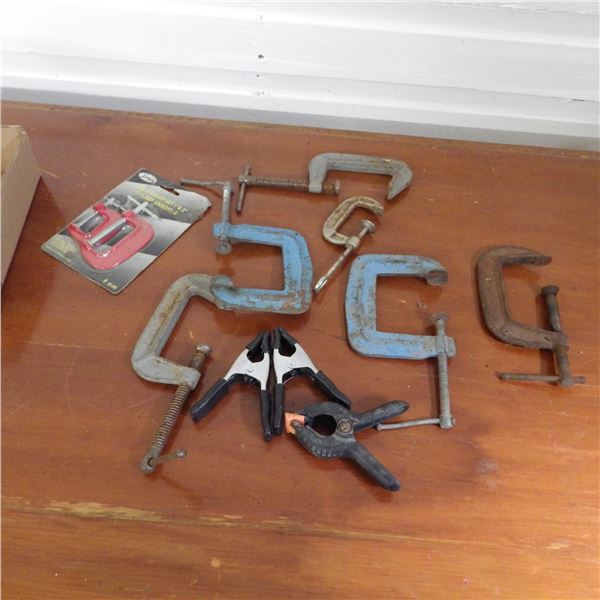 box of "c" clamps