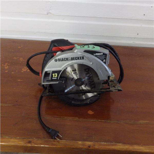 Black and Decker circular saw