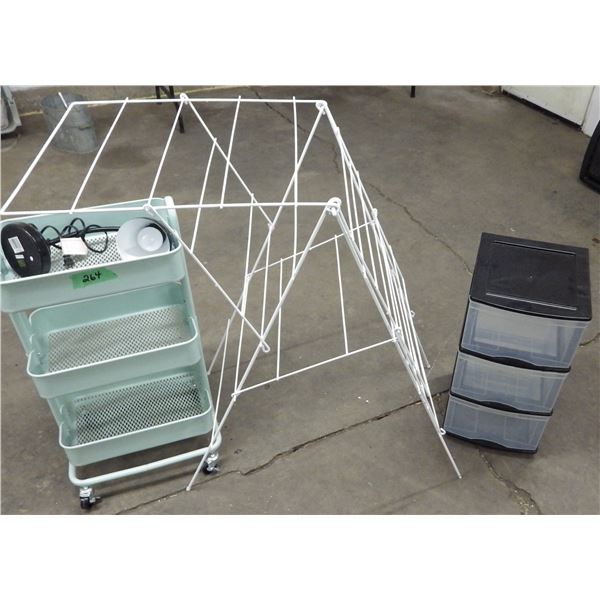 clothing rack , and organizers