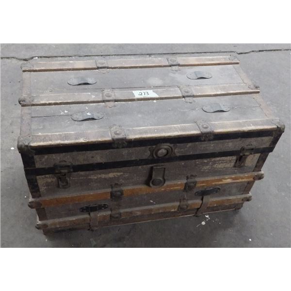 antique steamer trunk
