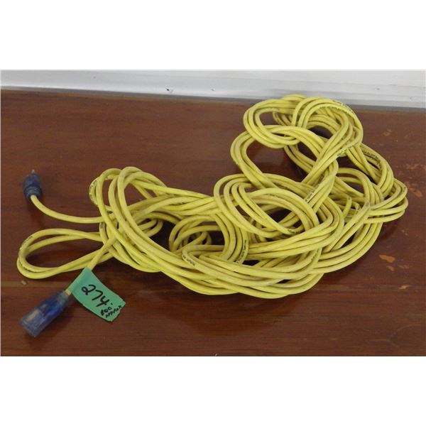 Electrical cord approximately 100 feet