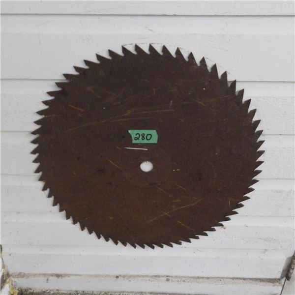 vintage large 24 inch Saw blade