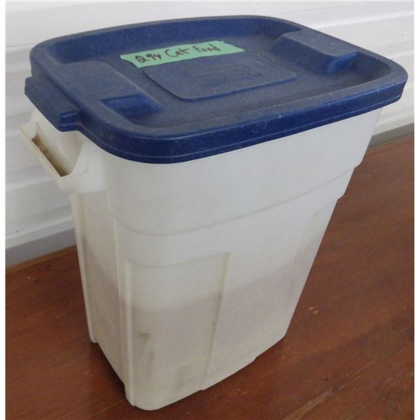 container of cat food