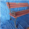Image 2 : park bench with cast iron bench ends