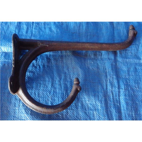 antique cast horse harness hook