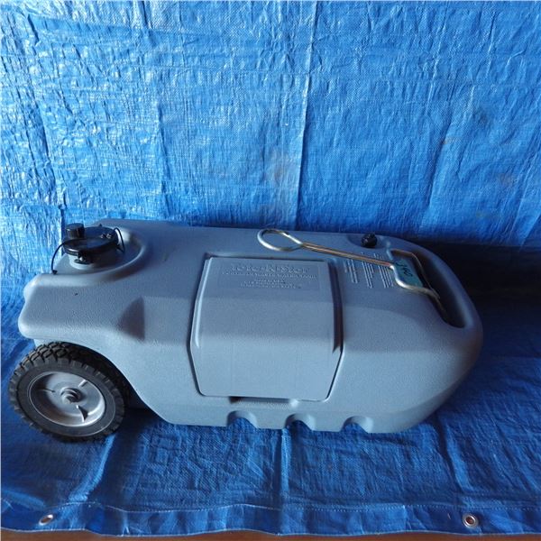 tote-n-store portable waste water tank