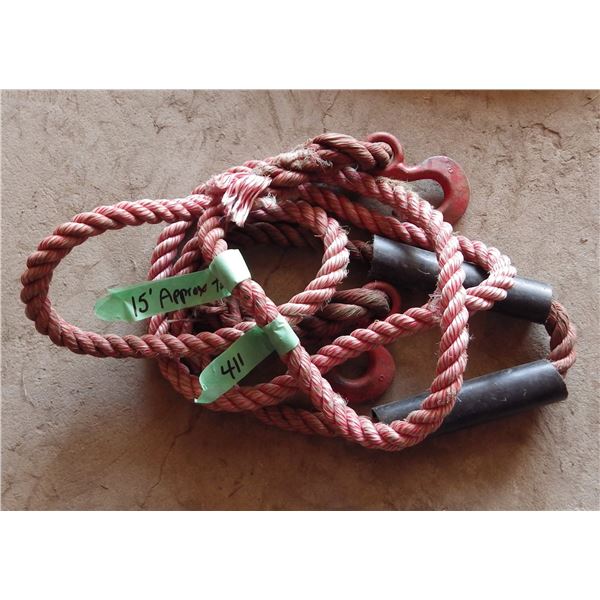 approximately 15 foot tow rope