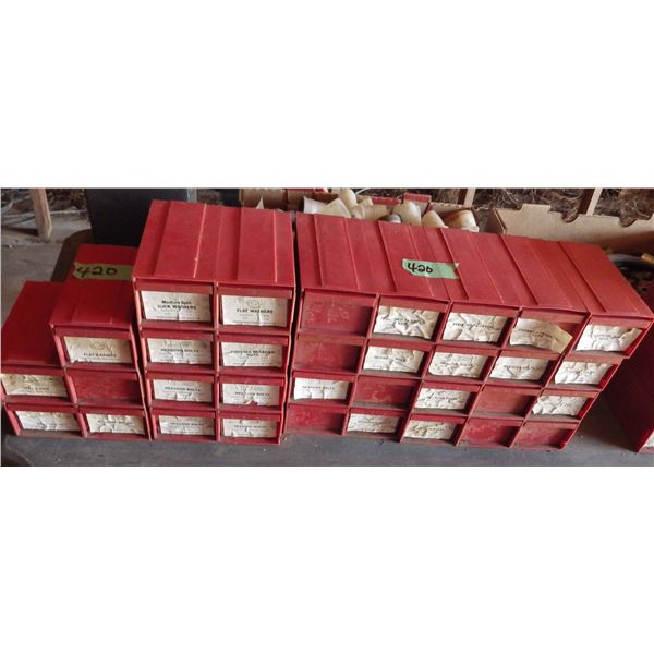 Bolt bins and contents