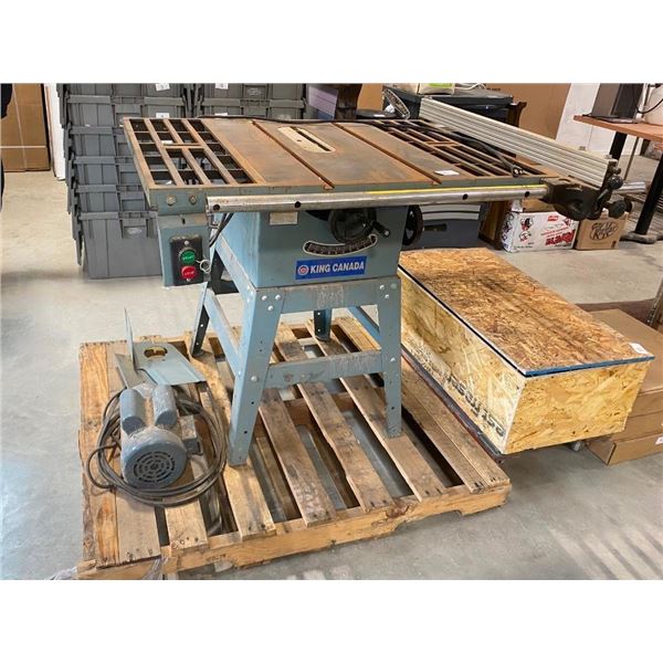 KING 1OIN TABLE SAW IN GOOD WORKING ORDER